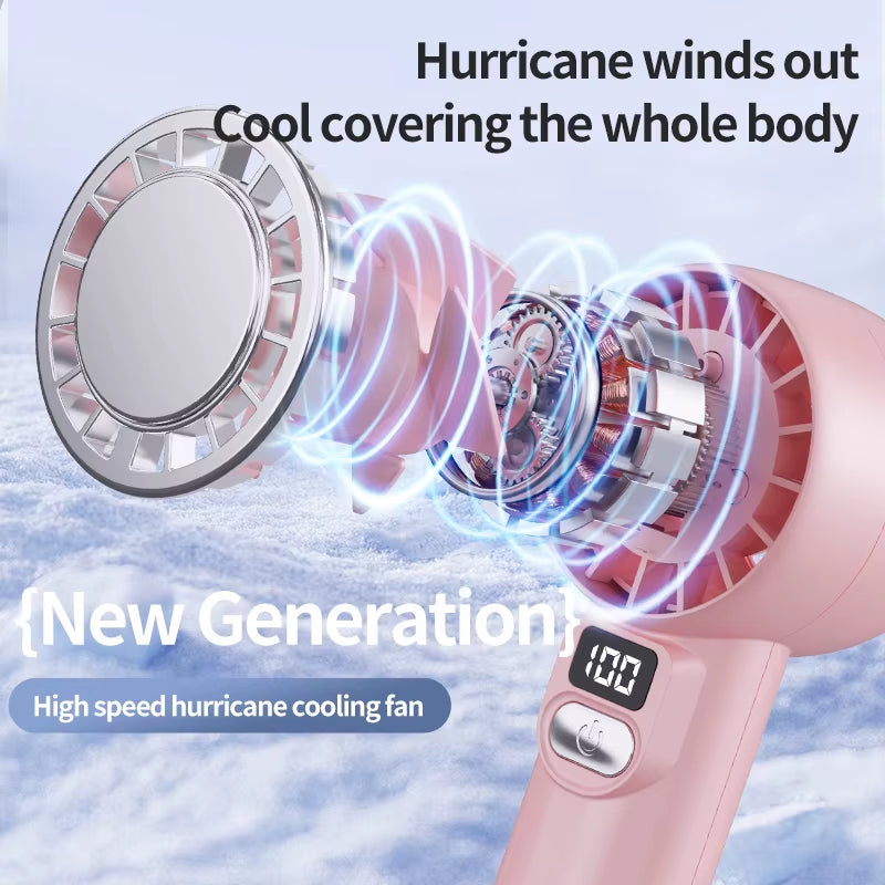 Rechargeable handheld Fan