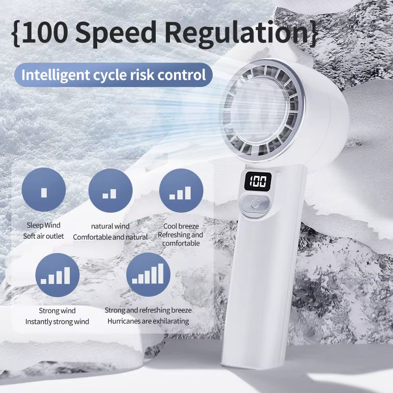 Rechargeable handheld Fan